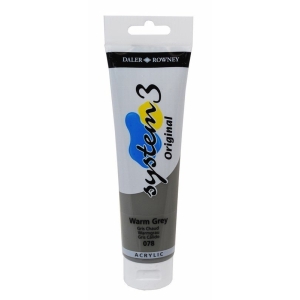 Daler Rowney System 3 Original Acrylic 150 ml - Warm Gray