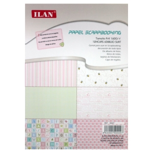 Ilan A4 Paper Pack - Pastels (Set of 12 sheets)