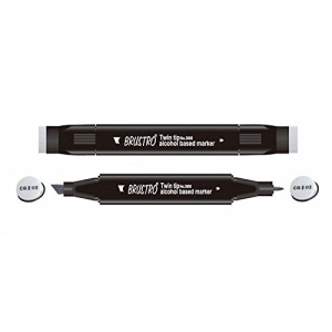 Brustro Twin Tip Alcohol Based Marker - Cool Grey II 03