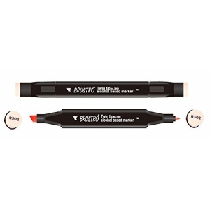 Brustro Twin Tip Alcohol Based Marker - Fruit Pink