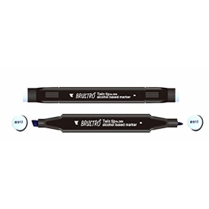 Brustro Twin Tip Alcohol Based Marker - Lavender Blue