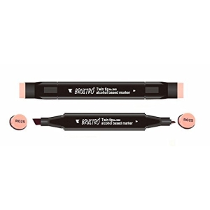 Brustro Twin Tip Alcohol Based Marker - Shrimp