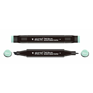 Brustro Twin Tip Alcohol Based Marker - Turquoise Ink Blue