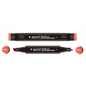 Brustro Twin Tip Alcohol Based Marker - Vermillion