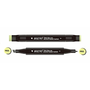 Brustro Twin Tip Alcohol Based Marker - Willow
