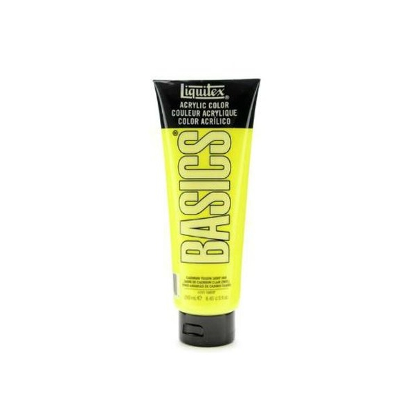 Liquitex Basics Acrylic Paint - Cadmium Yellow Light Hue (118ml)