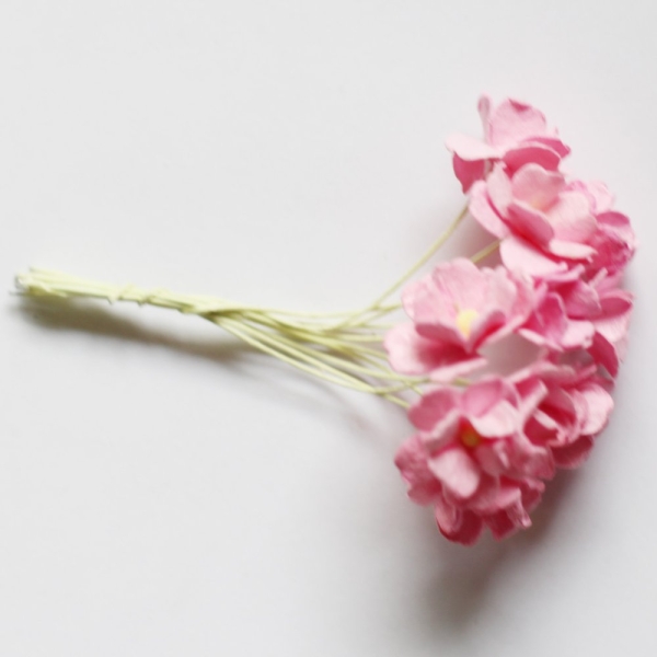 Periwinkles Flowers - Light Pink (Pack of 10 flowers)