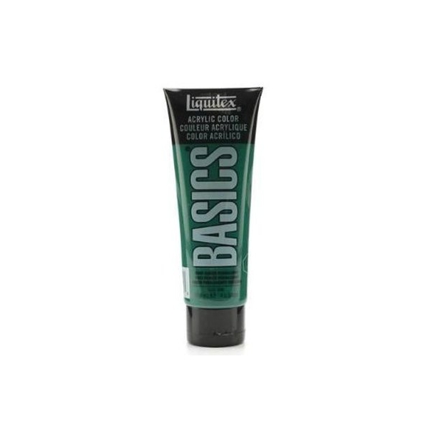 Liquitex Basics Acrylic Paint - Deep Green Permanent (118ML)