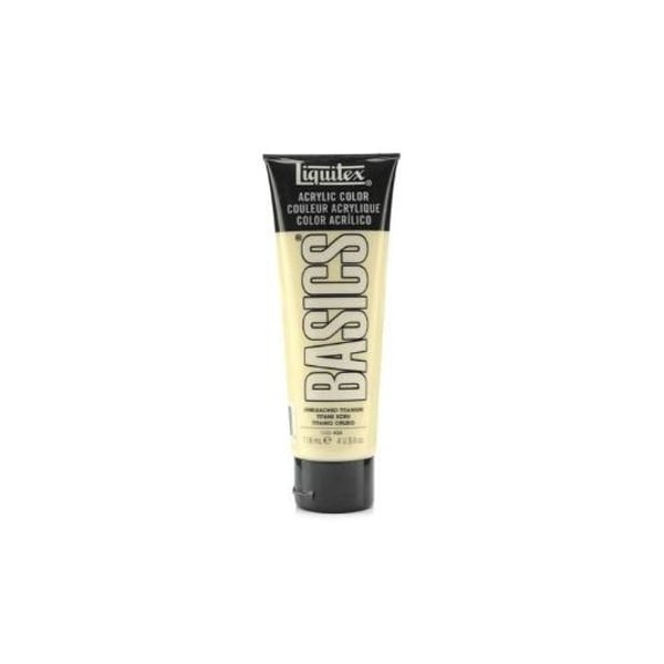 Liquitex Basics Acrylic Paint - Unbleached Titanium (118ML)