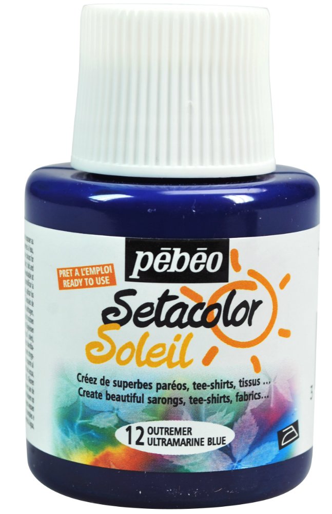 Pebeo Setacolor Soleil 110ml - Ultramarine Blue