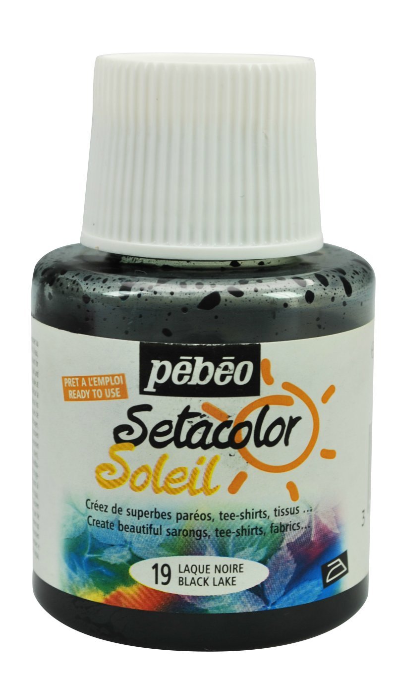 Pebeo Setacolor Soleil 110ml - Black Lake