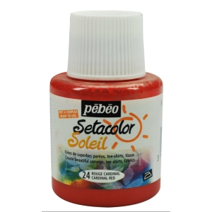 Pebeo Setacolor Soleil 110ml - Cardinal Red