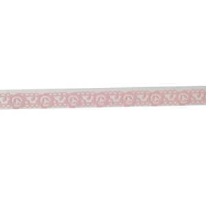 Decorative Tape Thin - Flowers and Vine (Baby Pink)
