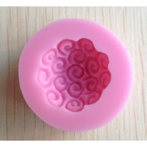 Filigree Semi Circle Silicone Clay Mould