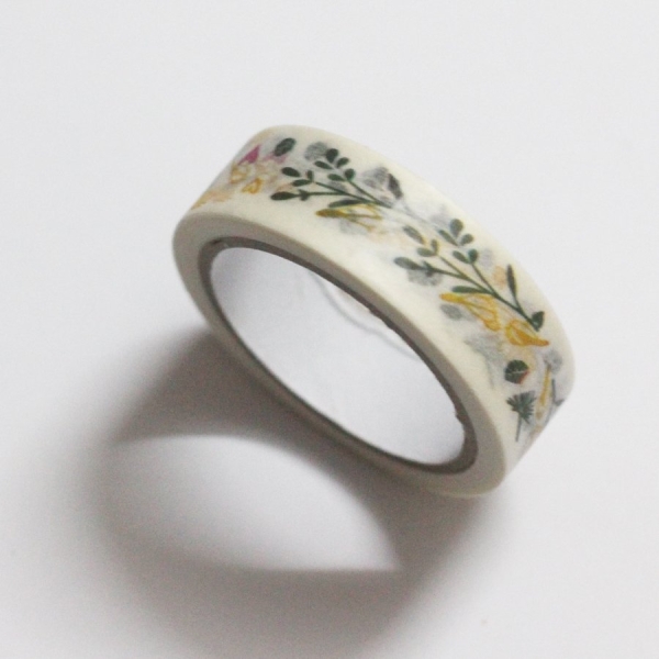 Vines - Green and White - Japanese Washi Tape