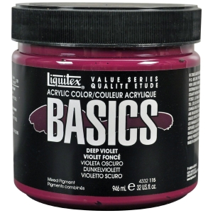 Liquitex Basics Acrylic Paint - Deep Violet (946ML)