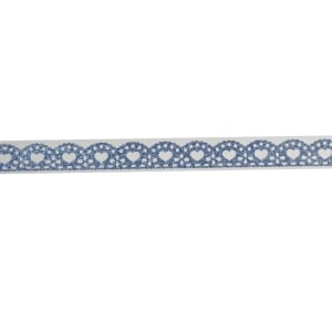 Decorative Glitter Tape - Hearts (Blue)