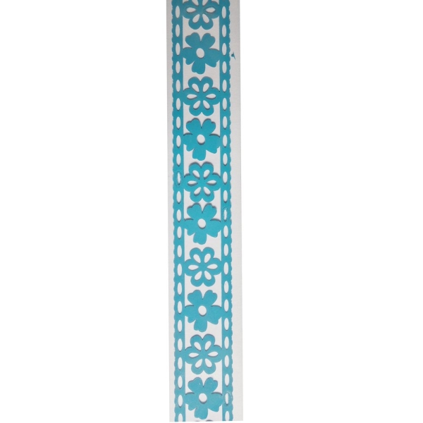 Decorative Tape - Floral (Sky Blue)