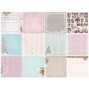 ScrapBerrys 12x12 Patterned Paper Pack - Winter Joy(Set of 13 sheets)