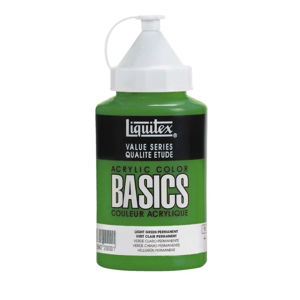 Liquitex Basics Acrylic Paint - Light Green (400ML)