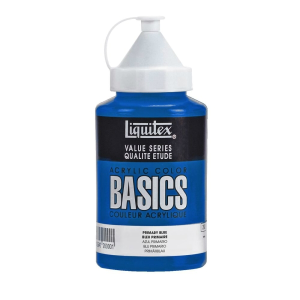 Liquitex Basics Acrylic Paint - Primary Blue(400ML)