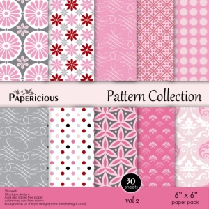 Papericious - Pattern Collection - Vol 2 (6 by 6 patterned paper)
