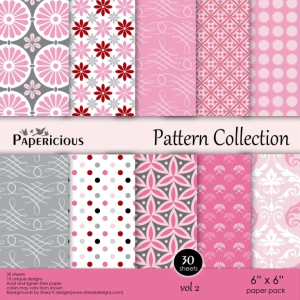 Papericious - Pattern Collection - Vol 2 (6 by 6 patterned paper)
