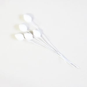 Foam Pollens (Large) - White - set of 10