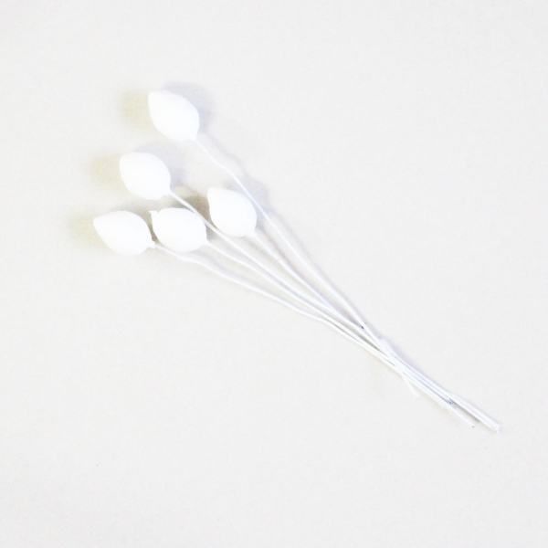 Foam Pollens (Large) - White - set of 10