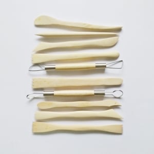 Clay Modelling Tools Set (10 pcs) - 6 inches