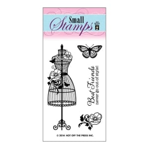 Hot Off The Press Acrylic Stamp - Dress Form