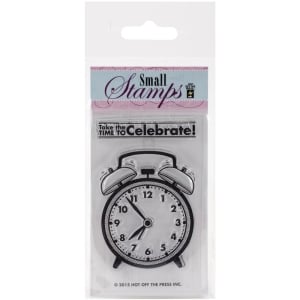 Hot Off The Press Acrylic Stamp - Small Alarm Clock