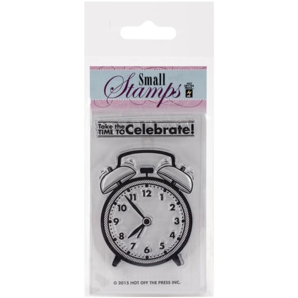 Hot Off The Press Acrylic Stamp - Small Alarm Clock
