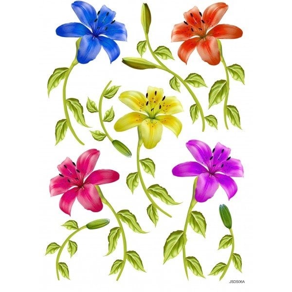 JAGS A4 Sospeso Sheet - Floral Design 6