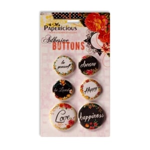 Papericious Adhesive Buttons - Be You