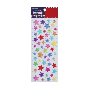Inviting Epoxy Stickers - Colored Stars