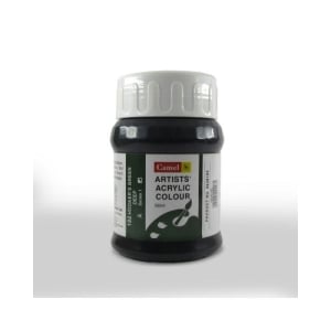 Camel Artist Acrylic Colour 500ml Jar - Hookers Green
