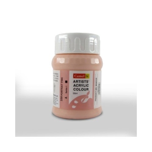 Camel Artist Acrylic Colour 500ml Jar - Portrait Pink