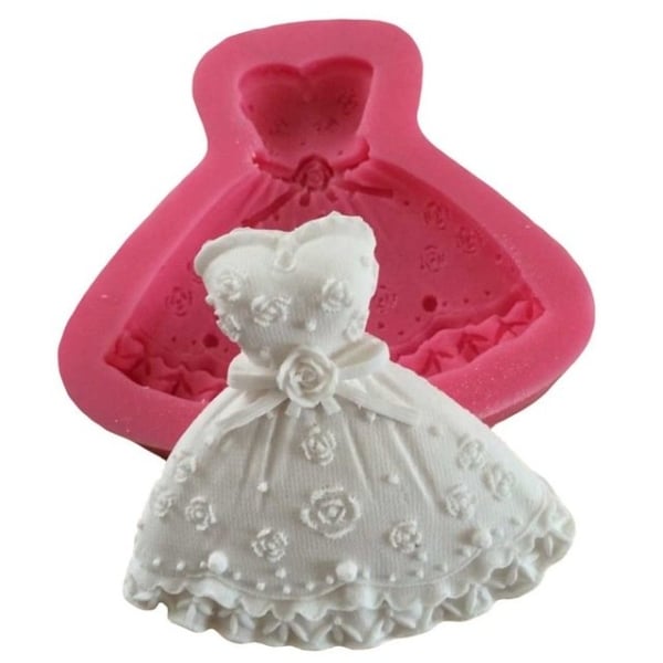 Dress Shape Silicone Clay Mould