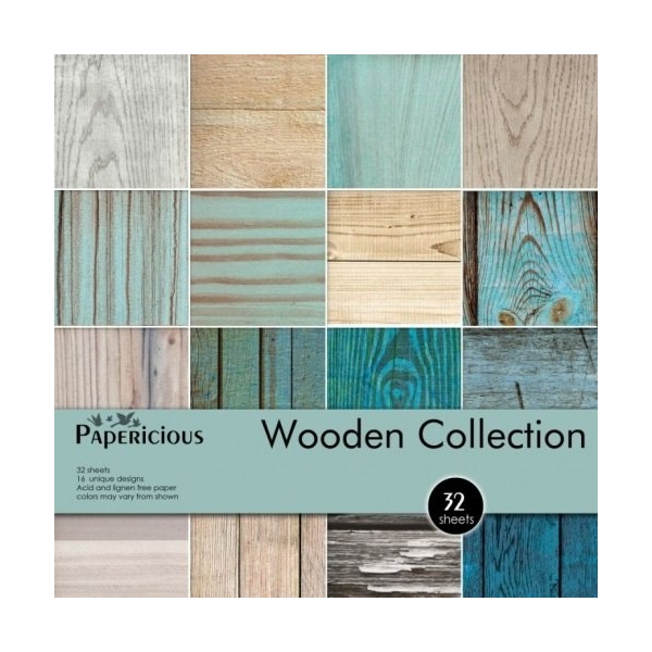 Papericious - Wooden Collection (6 by 6 paper)