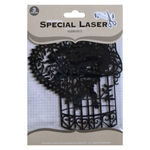 Original Special Laser Cuts by EnoGreeting (Set of 3 pcs) - Love Birds