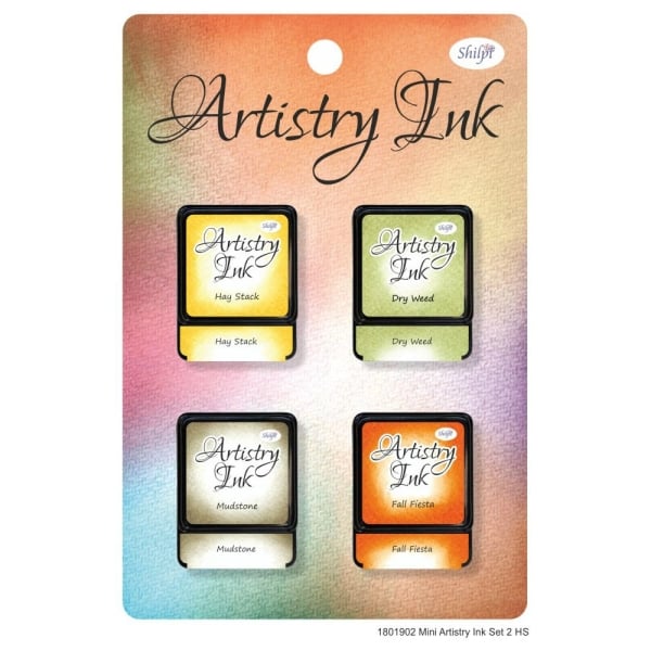 Shilpi Artistry Mini Ink Pad Set 2 - HS (Set of 4)
