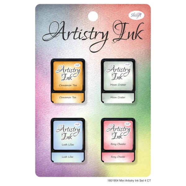 Shilpi Artistry Mini Ink Pad Set 4 - CT (Set of 4)