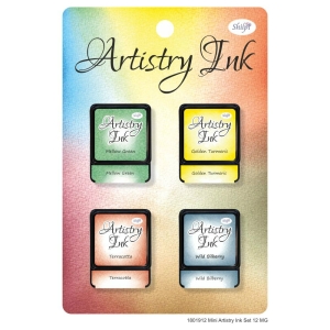 Shilpi Artistry Mini Ink Pad Set 12 - MG (Set of 4)