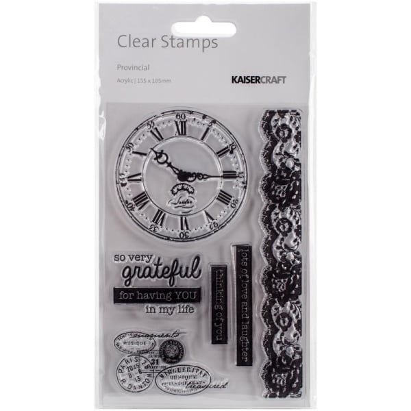 KaiserCraft Clear Stamps - Provincial