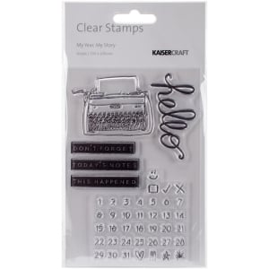 KaiserCraft Clear Stamps - My Year My Story