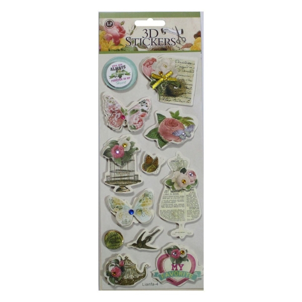 3D Stickers by LianFa (Large) - Design 8