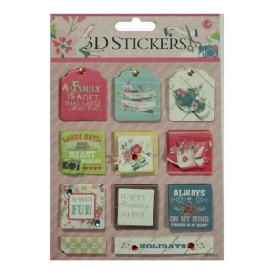 3D Stickers by LianFa (Medium) - Design 12