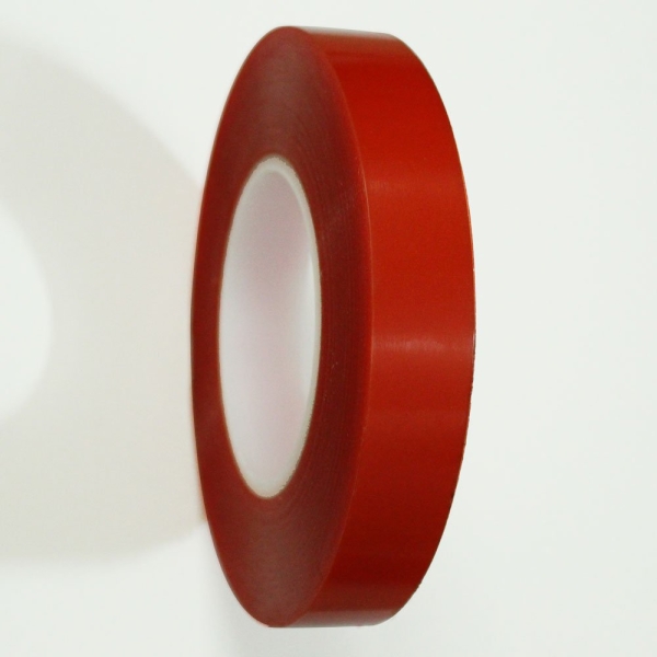 Red Tacky double sided Tape (1 inch or 24 mm by 50 mts)