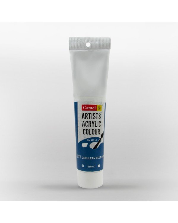 Camel Artist Acrylic Colour 120ml Tube - Cerulean Blue Hue